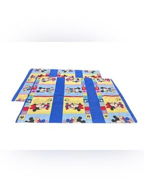 Vintage Disney Babies Mickey & Minnie Mouse ABC Pillowcases Set of 2